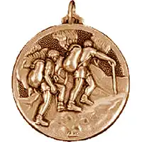 Gold Hill Walking Medals 38mm