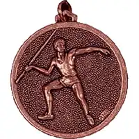 56mm Bronze Javelin Medal
