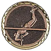 60mm Bronze Pole Vault Medals