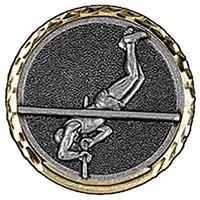 60mm Silver Pole Vault Medals