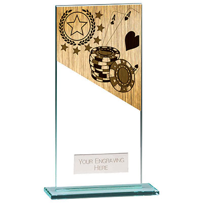 180mm Mustang Glass Poker Award