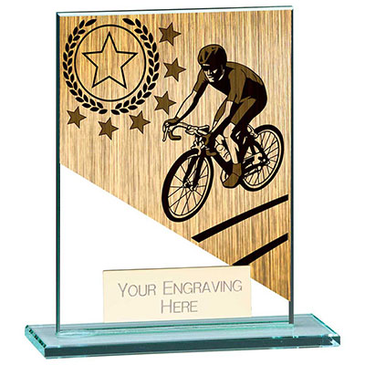 180mm Mustang Glass Cycling Award