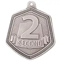 Silver 2nd Place Medal 65mm