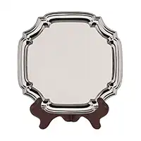7in Square Chippendale Tray