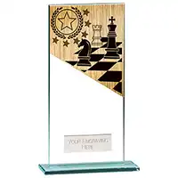 180mm Mustang Glass Chess Award