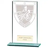 140mm Millenium Glass Cycling Award