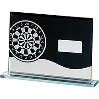 Darts Glass Block Award 140mm