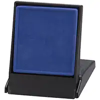 Blue Insert 60mm Black Medal Case 2