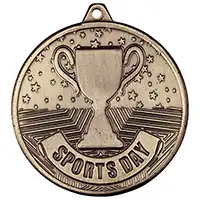 Gold Sports Day Medal 50mm