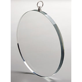 Round Glass Medal 70mm
