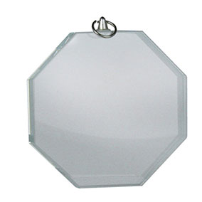 Octagonal Glass Medals 60mm