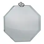 Octagonal Glass Medals 70mm
