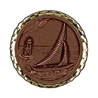 Bronze Sailing Medals 60mm