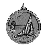 Silver Sailing Medals 38mm