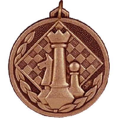 Bronze Chess Medals 38mm