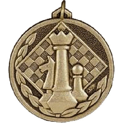 Gold Chess Medals 38mm
