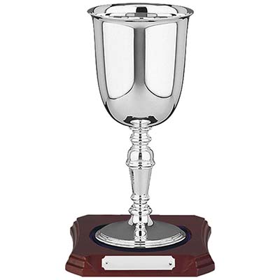 6in  Silverplated Goblet