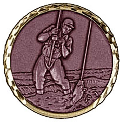 Bronze Fishing Medal 60mm