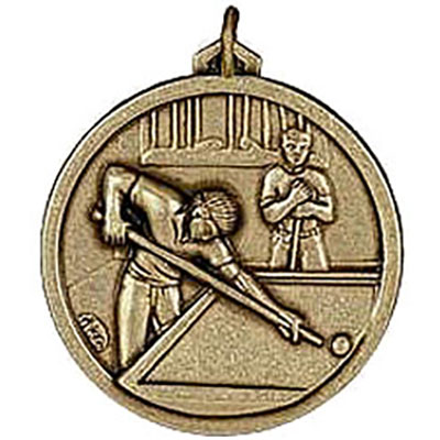 Gold Snooker Medals 38mm