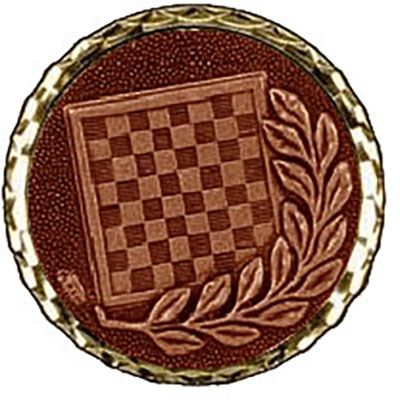 Bronze Chess Medal 60mm