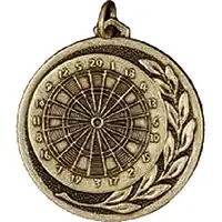 Gold Darts Medal 56mm