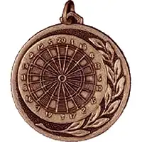 Bronze Darts Medal 56mm