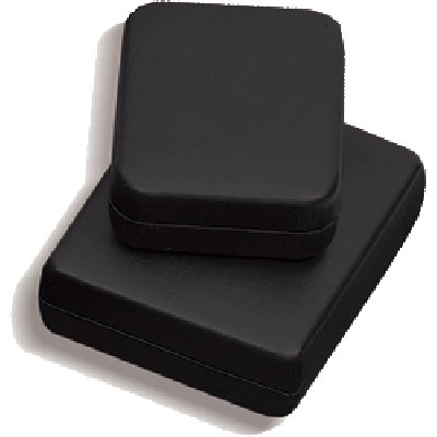 Metallic black 50mm medal case 2.75