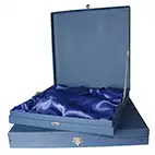 33cm Blue Card Salver Case
