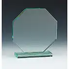15cm Octagonal Glass Award