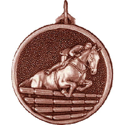 38mm Bronze Horse Jump Medal
