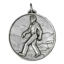 Silver Walking Medal 56mm