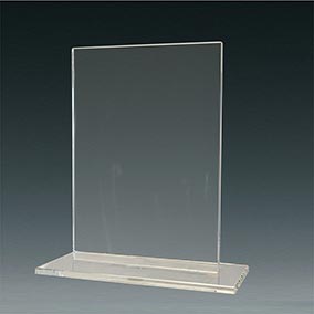 16cm Slim Portrait Glass Award