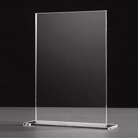 225mm Wide Portrait Glass Award