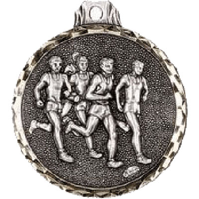 Bronze Running Race Medals 60mm
