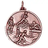 Bronze Womens Athletics Medal 56mm