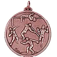 Bronze Mens Pentathlon Athletics Medal 56mm