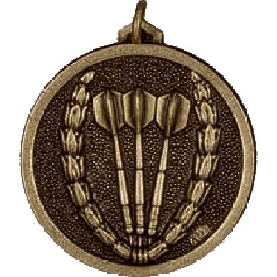 Bronze Darts Medal 56mm