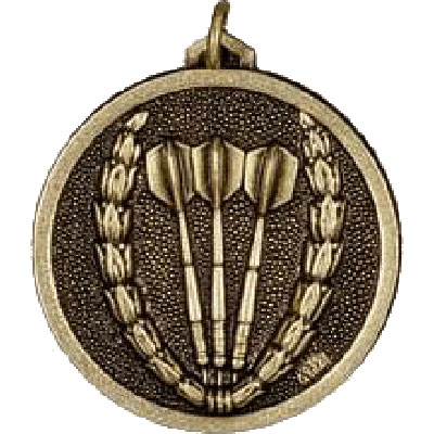 Gold Darts Medals 38mm