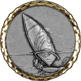 Silver Windsurfing Medals 60mm