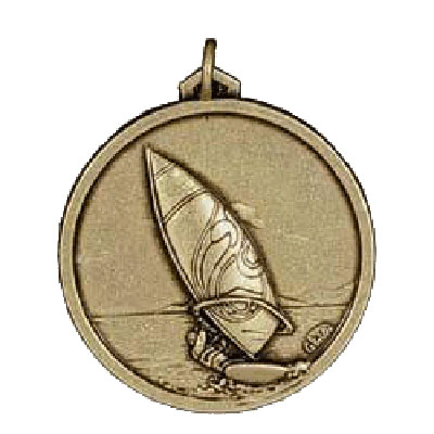 Gold Windsurfing Medals 60mm