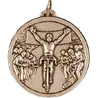 Gold Winner Cycling Medals 38mm