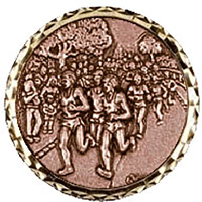 Bronze Running Medals 60mm