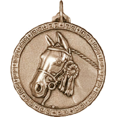 38mm Gold Equestrian Medals