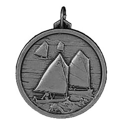 Silver Sailing Medals 38mm