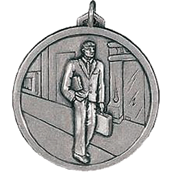 Silver Walking Medal 56mm