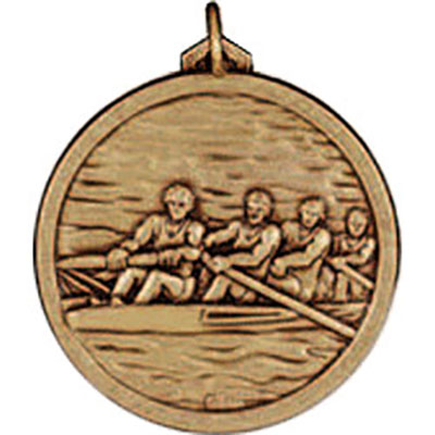 Gold Rowing Medals 38mm