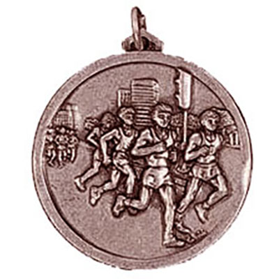 Bronze Running Medals 38mm