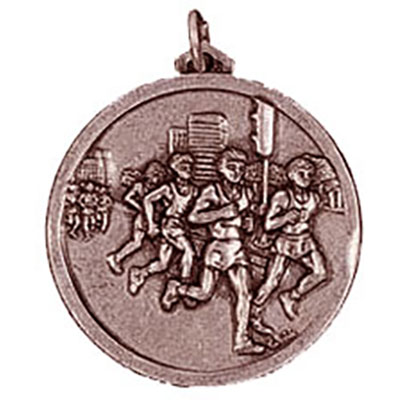 Bronze Running Medals 56mm