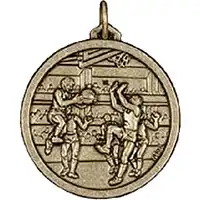 56mm Gold Basketball Medals