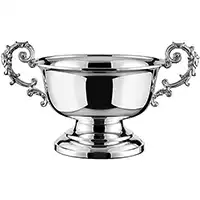 6.5in Equine Bowl Silver Plated Cup